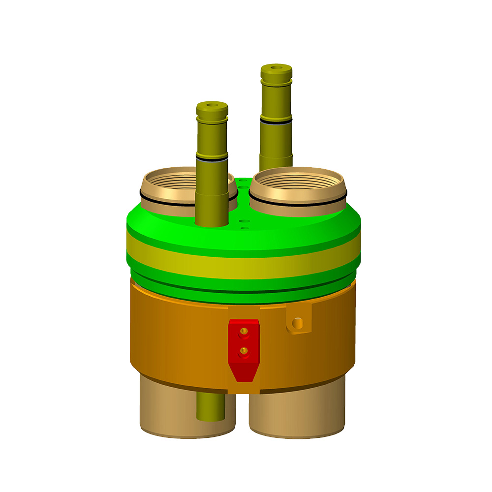 Wieszak na rurkę podwójną